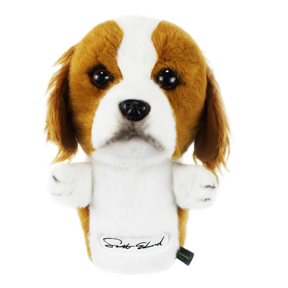 Furry animal ball cap for golf clubs. Golf club protection cover. Scratch-resistant. Compatible with chicken leg golf clubs.