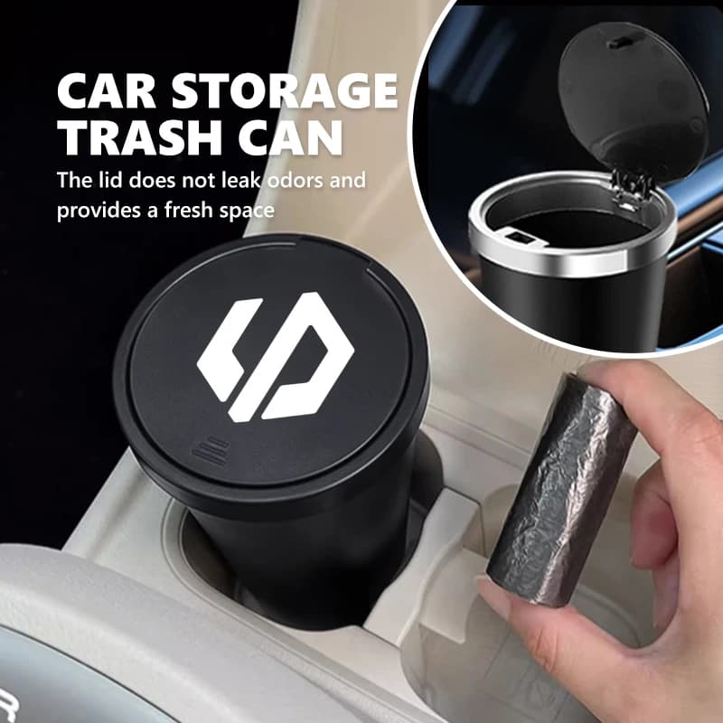 Car Trash Bin Garbage Can Rubbish Basket Bin Organizer Storage Holder Auto Accessories For Leapmotor T03 S01 C16 C11 C01 C10