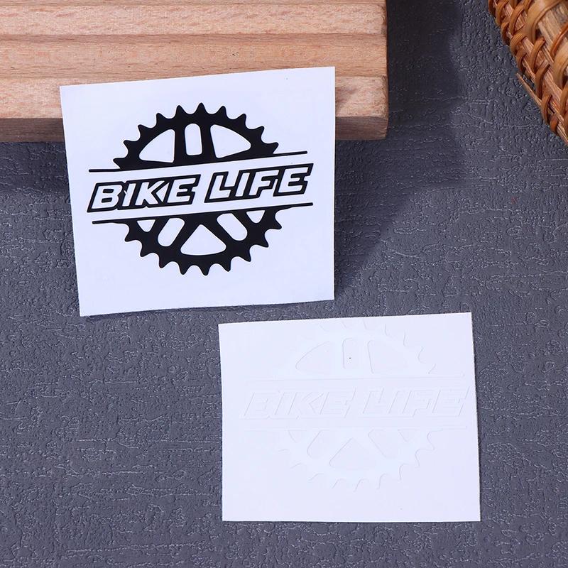 1Pc BIKE LIFE Bike Stickers for Bicycle Frame Upper Tube Decorative Helmet Vinyl Decalcomania For Bike Accessories Motorcycle Waterproof