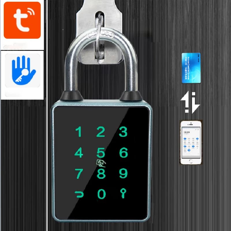 Lucchetto TTLOCK Tuya APP IC Card RFID Password Chiave NFC Sblocco Modo Impermeabile IP65 Bluetooth Serratura elettronica intelligente