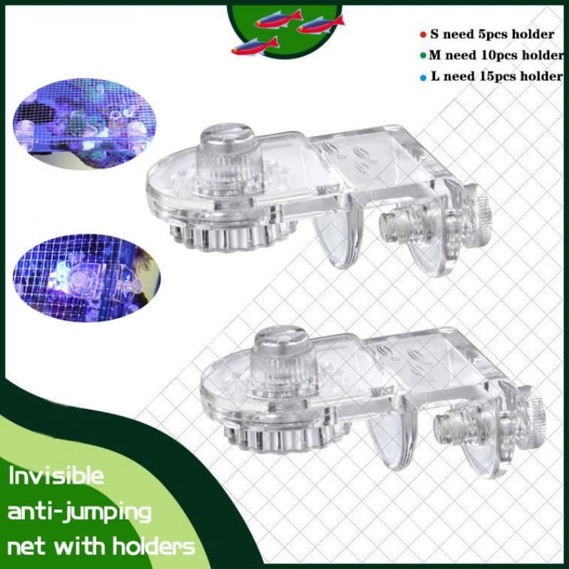 Anti-jumping Net Aquarium Cover Fresh Seawater Reef Fish Tank Shrimp Anti Escape Net Accessories Fishing Tools Plants Holders