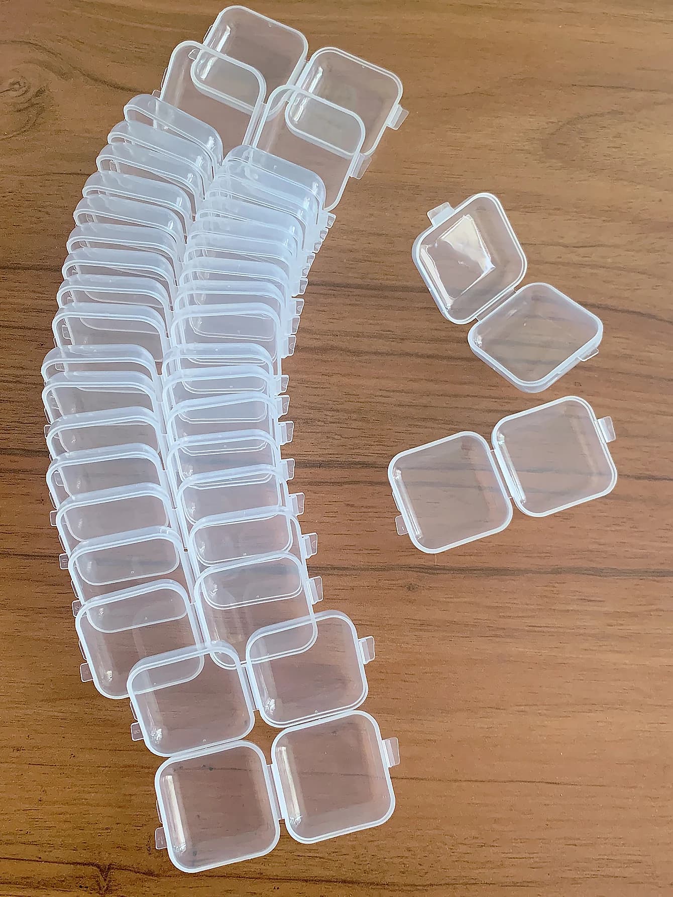 5/10/20/30 pezzi scatola portaoggetti portatile multifunzionale antipolvere e antiossidante per collane, bracciali, orecchini
