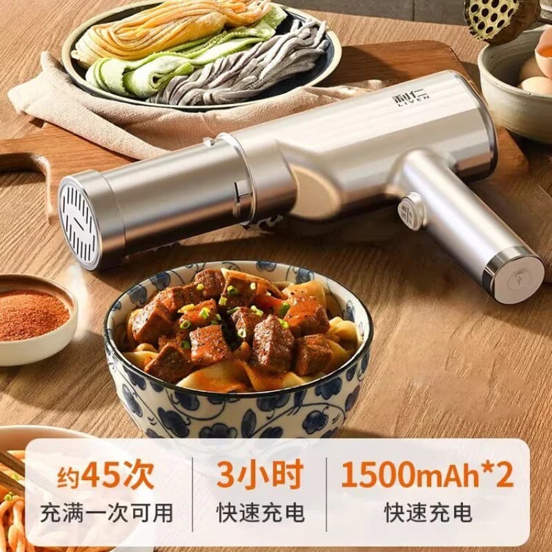 Macchina per Pasta Elettrica Automatica Portatile Senza Fili per Uso Domestico