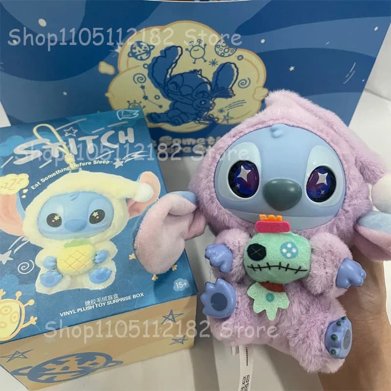 NUOVO Stitch Serie Mangia Qualcosa Prima di Dormire Blind Box Bambole di Peluche Ciondolo Ornamento Bambola Carina Scatola Misteriosa Giocattoli a Sorpresa Regali
