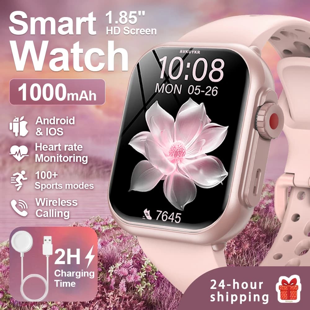 LIGE Ultra 2 SE Smartwatch Man Woman 1000mAh AMOLED Cardiaca Frequency 100+ Sport Bluetooth call Waterproof for iOS Android