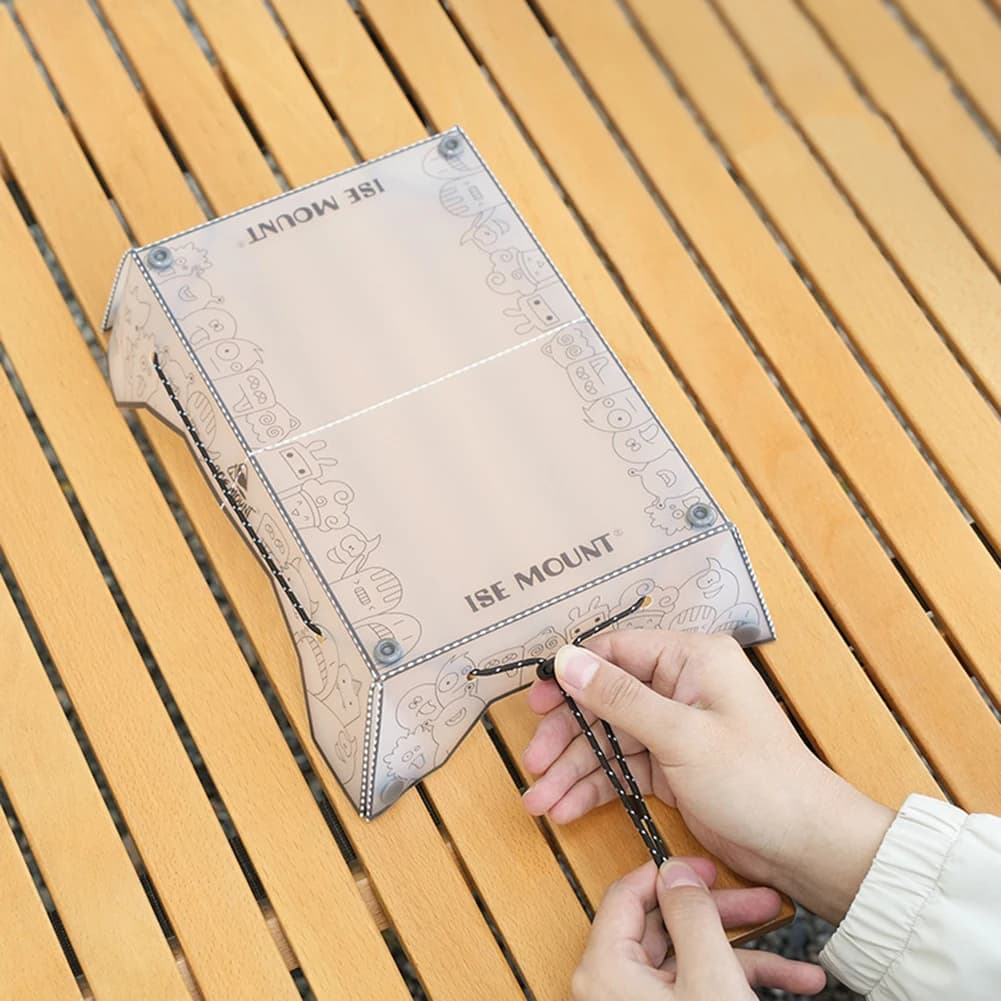 Folding Camping Table Ultralight Small Backpacking Table Portable Mini Dining Table Multifunctional for Camping Hiking