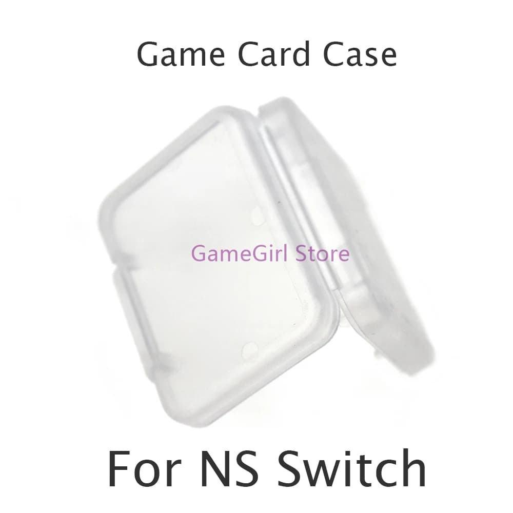 100 pezzi per Nintendo Switch NS Lite/OLED custodia per carte da gioco trasparente trasparente portatile scatola protettiva in PP