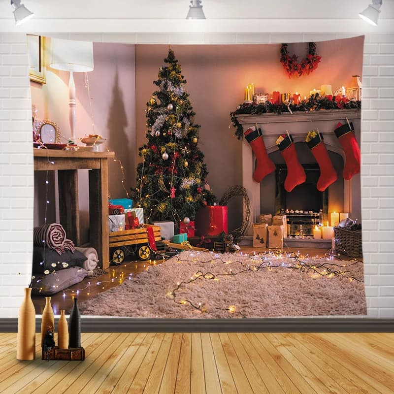 Nativity Scene Tapestry Jesus Birth Manger Barn Wall Hanging Angel Easter Christmas Wall Decor Christ Tapestries Room Decoration