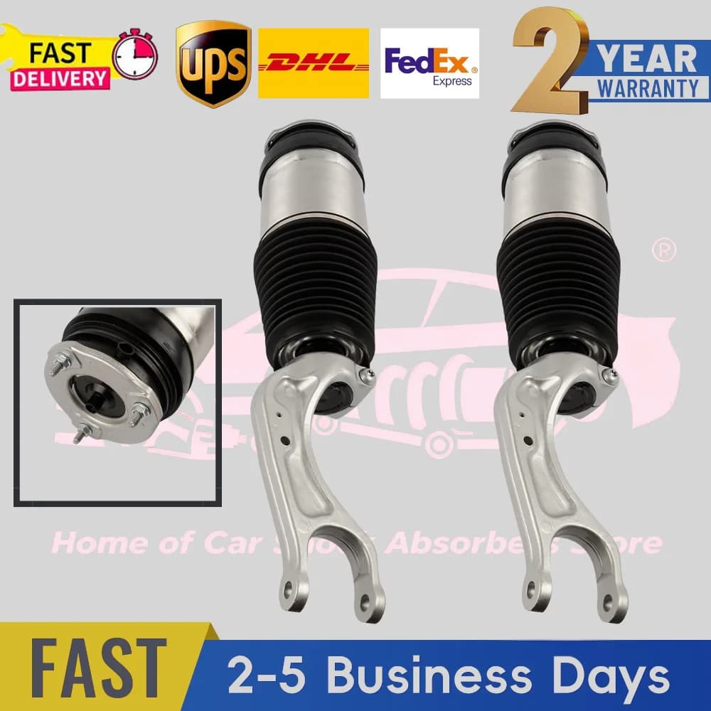 Pair Front Air Suspension Shock Struts For Tesla Model X 75 75D 85 85D 90D P100D 2016-2019 102736100G 1027361-00-E 1027361-25-E