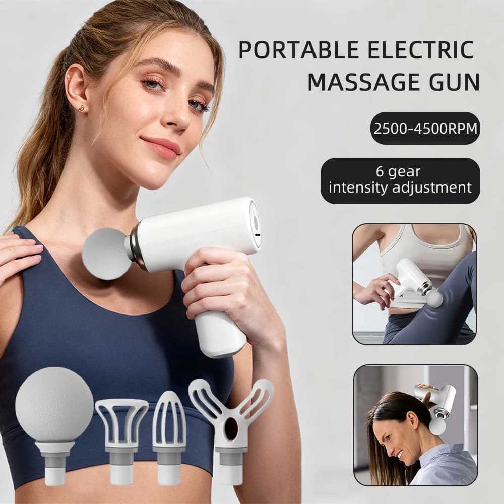 Professional Changing Massage Massage Deep Fabric Massage 6 marches Electric Percussion Massage for Fitness Tool Back Arm Life