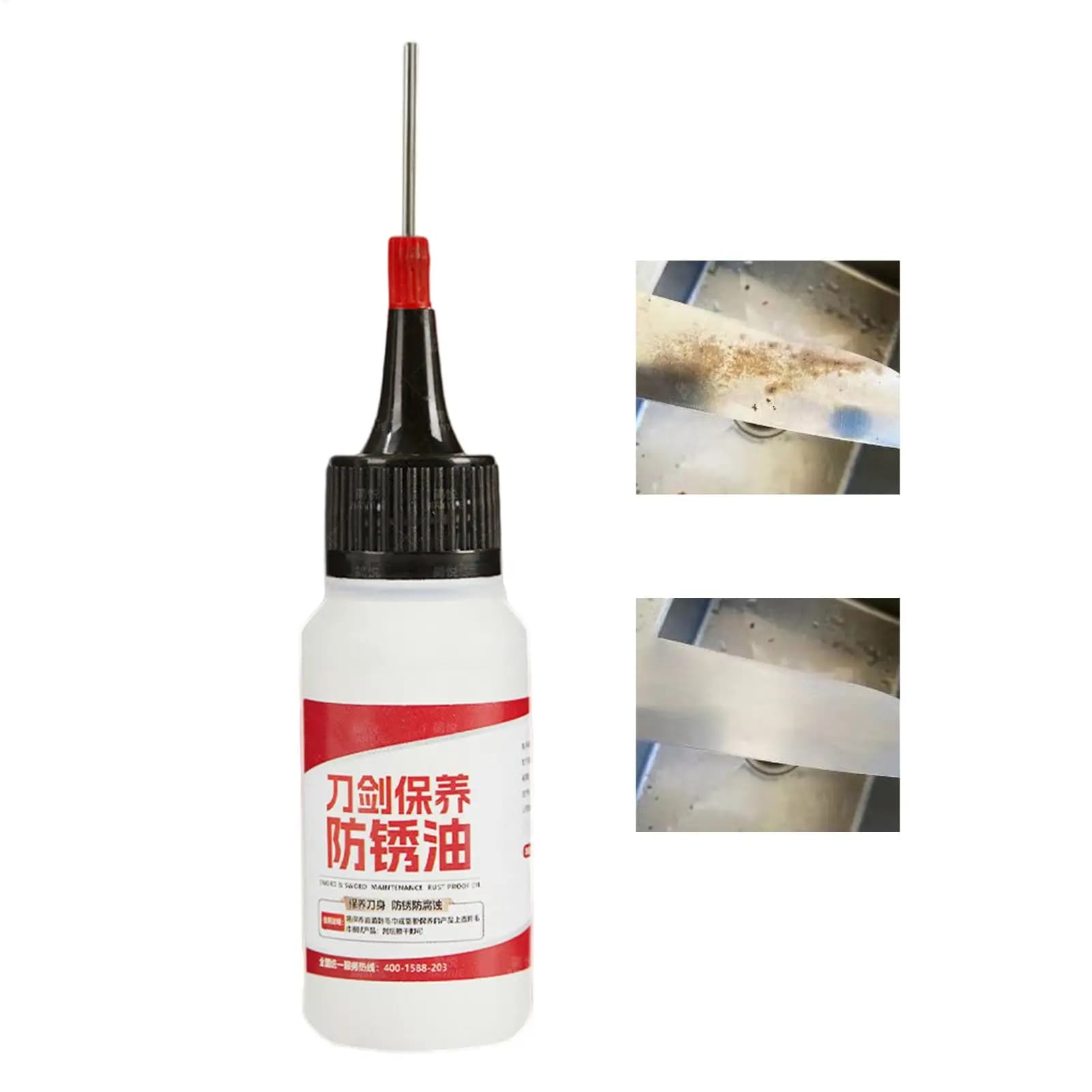 Lubrificante Multiuso a Lunga Durata da 60ml per Utensili da Officina: Olio per Forbici, Cuscinetti, Catenelle e Attrezzi