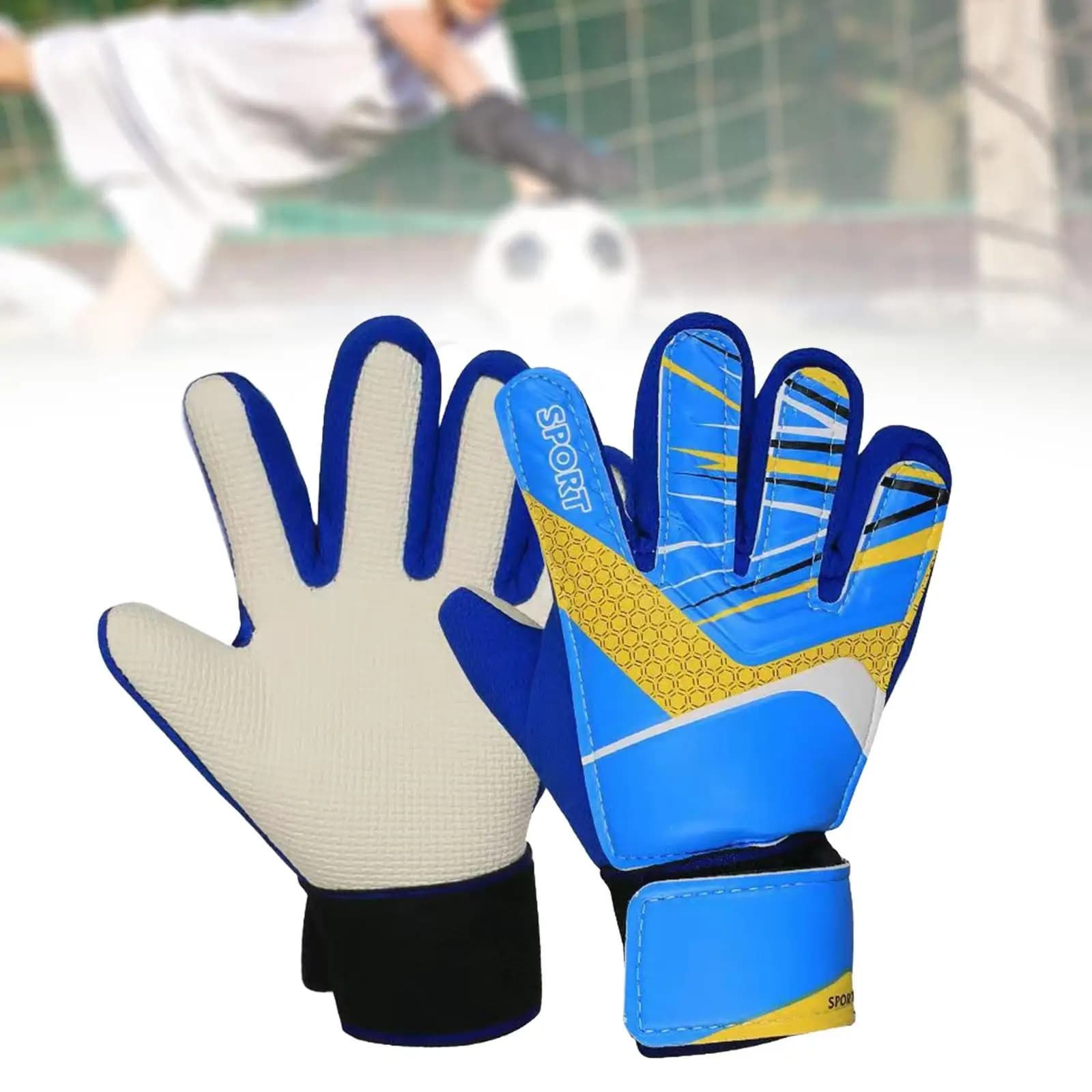 Guanti da portiere per bambini, protettivi, alla moda, pratici, antiscivolo, attrezzatura sportiva portatile, presa forte, per principianti