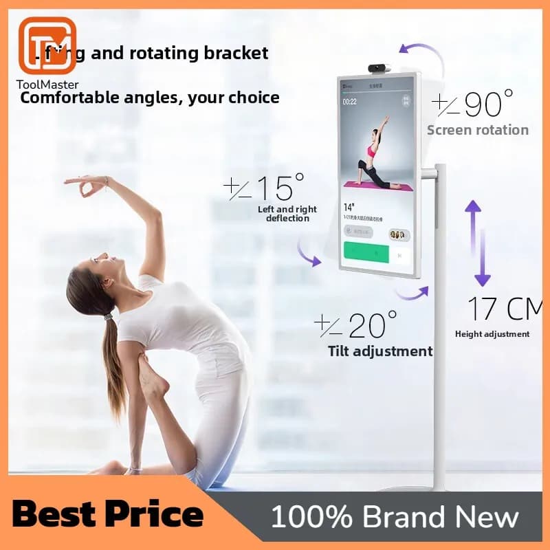 【Offerta Speciale】Schermo Smart Mobile da 27 Pollici, Macchina per Intrattenimento con Grande Schermo, Karaoke, Trasmissione in Diretta e Apprendimento Tutto in Uno