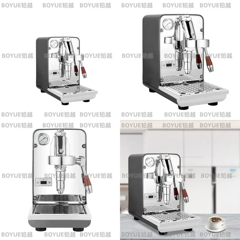 Commercial Single Group Espresso Machine E61 Brew Head PID Temp Control Independent Boiler External Tank Home Coffee Maker