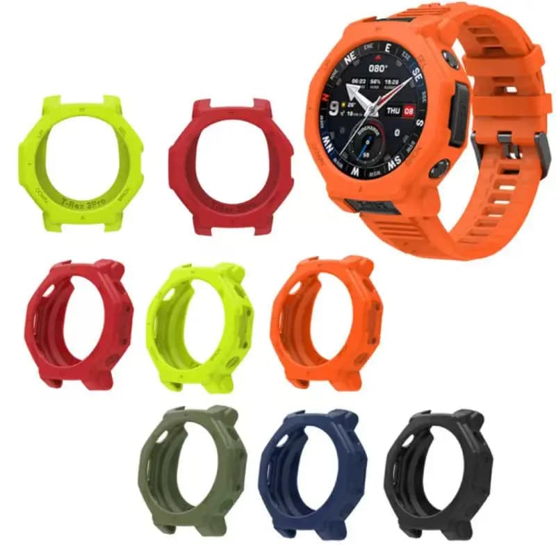 Custodia morbida in TPU per Huami Amazfit T-rex 3 Smart Watch Slim Protector Frame correas accessori