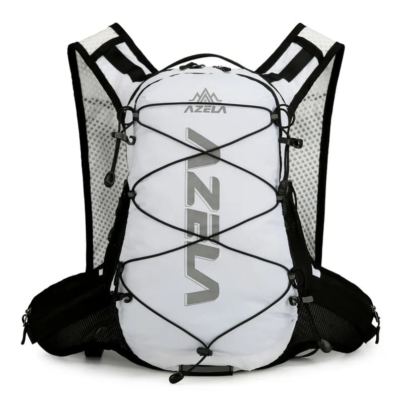AZELA Large Capacity Trail Running Backpack Breathable Water Resistant Cycling Hiking Marathon Outdoor Sports Hydration Vest Bag
