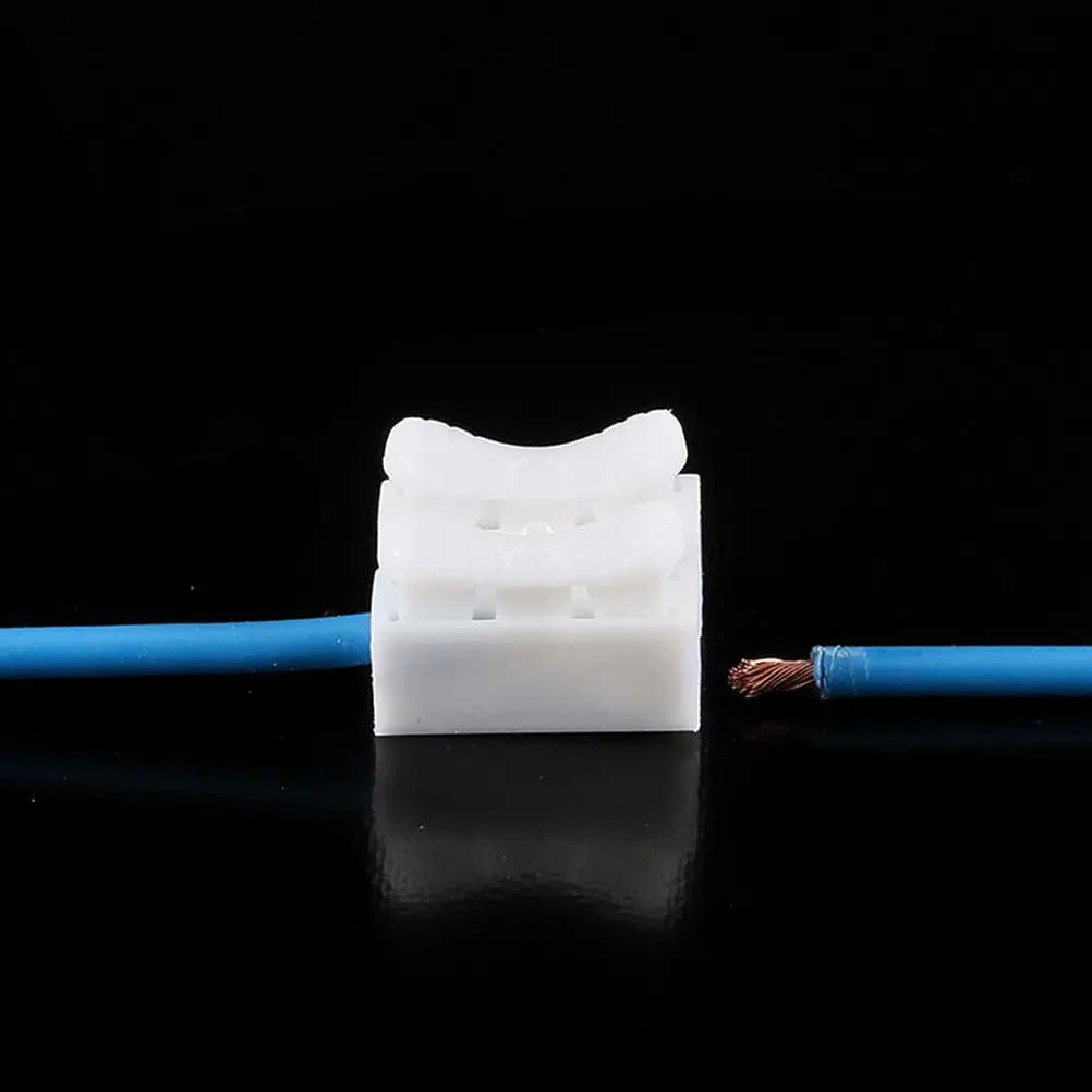 25Pcs Wire Connectors Terminal Blocks Clamp Wiring Terminal Replacement for LED Strip Power Automotive Lighting