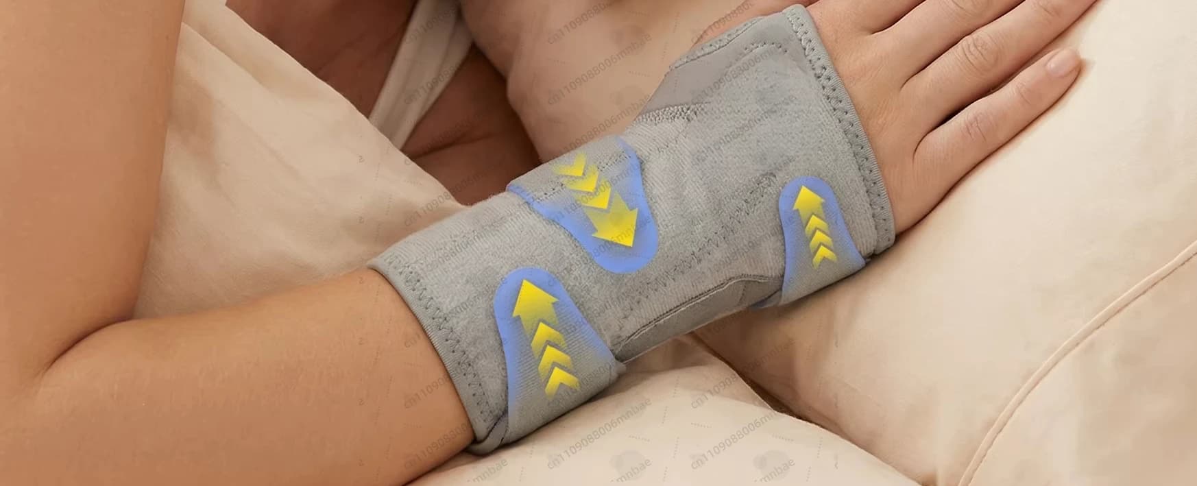 Speciale per la sensazione di numeorezza alle mani, speciale per dormire, tutore per la fissazione della giuntura del polso, edema durante la gravidanza, guaina del tendine del polso