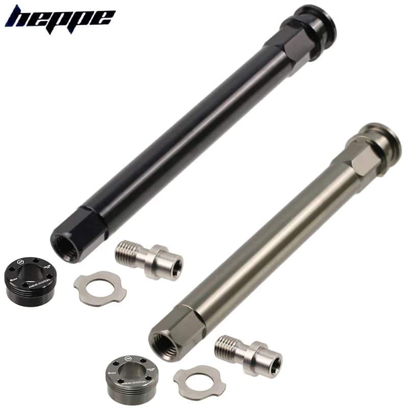 HEPPE Bike Thru Axle 15x100mm 15x110mm mozzi ruota anteriore MTB asse passante con dado passante per forcella anteriore MANITOU 15x100 15x110