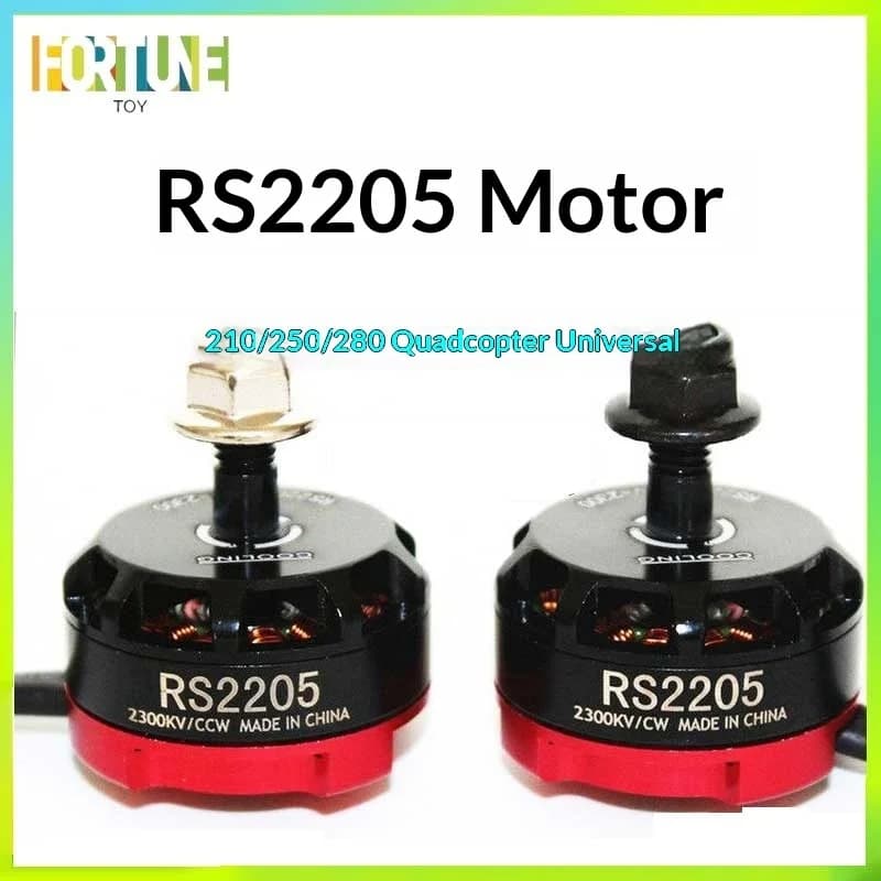 Brushless Bull Brand Rs2205 2300kv for FPV Racing Drone Class 250 Quadricotter Multicouple 5 Inch CCW/CW Power Violenta 3.5mm