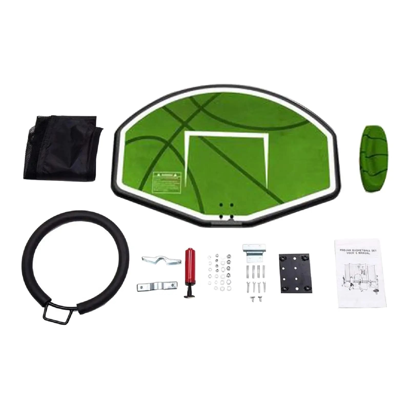 Accessorio Canestro da Basket per Trampolino, Mini Basket per Bambini per Fare i Salti in Alto