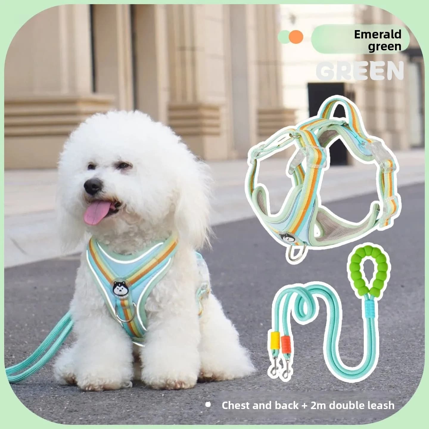 Guinzaglio riflettente per cani in nylon, guinzaglio per passeggiate notturne, sicurezza notturna per cani di taglia piccola, media e grande