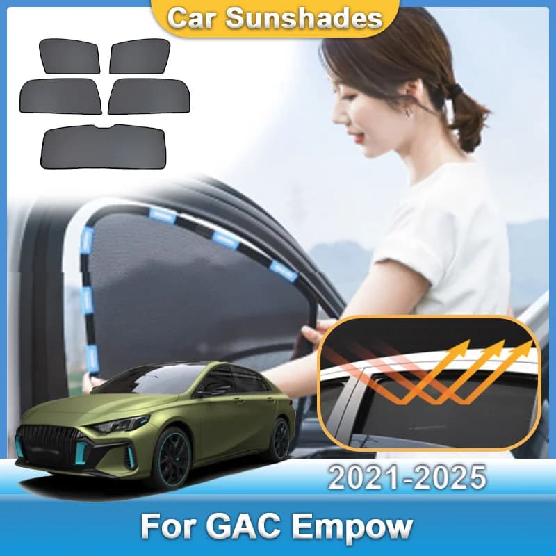 Per Trumpchi GAC Empow Dodge Attitude MK4 2021 ~ 2025 Auto Maglia Parasole Blocco Della Luce Anti-UV Tenda Parabrezza Accessori Auto