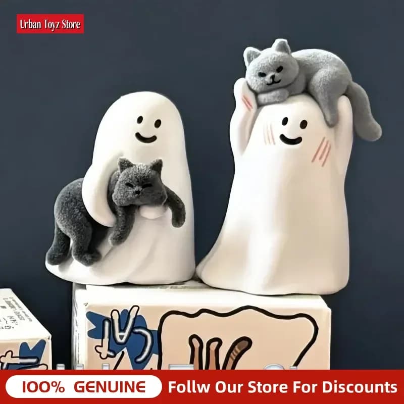 Disponibile 52toys Original Ghody Behold My Cat Series Blind Box Kawaii Ornamento da Scrivania Fosforescente Scatola Sorpresa Regalo