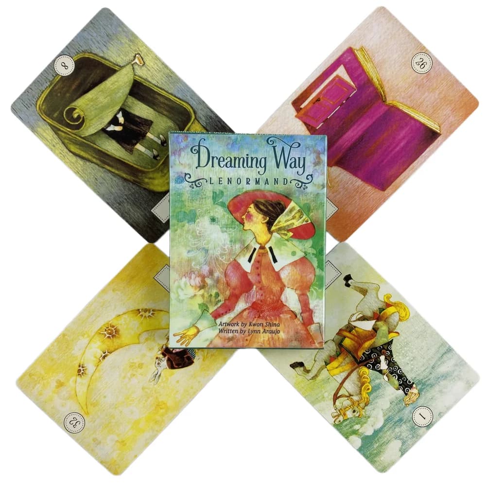 Dreaming Way Lenormand Oracle Cards A 36 English Visions divinazione Edition Deck Borad Games