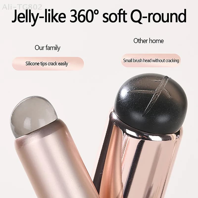 1 pc Round Head Silicone Lip Brush, Lip Corrector applicator, Lipstick Application Tool and Makeup