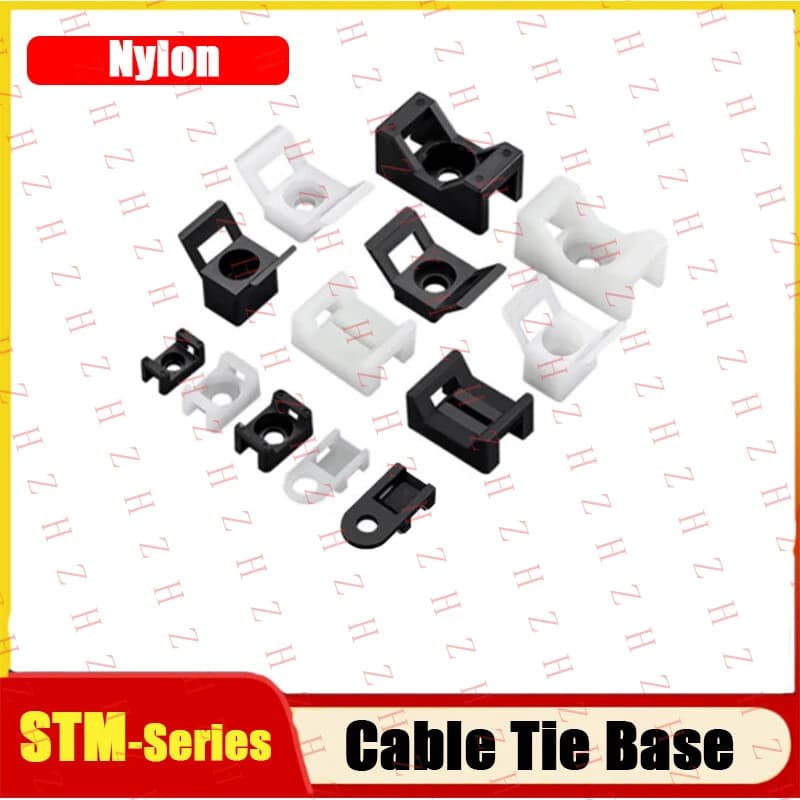 Base per fascette stringicavo U+ in nylon, supporti a sella per cavi, base per fascette stringicavo【Venditori all'ingrosso con messaggio privato】