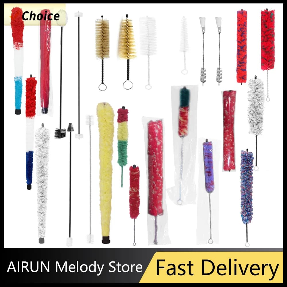 Instrument Ceaning Brush Colourful Musical Instruments Cleaning Tools for Saxophone/Clarinet/Flute/Piccolo/Trumpet/Cornet