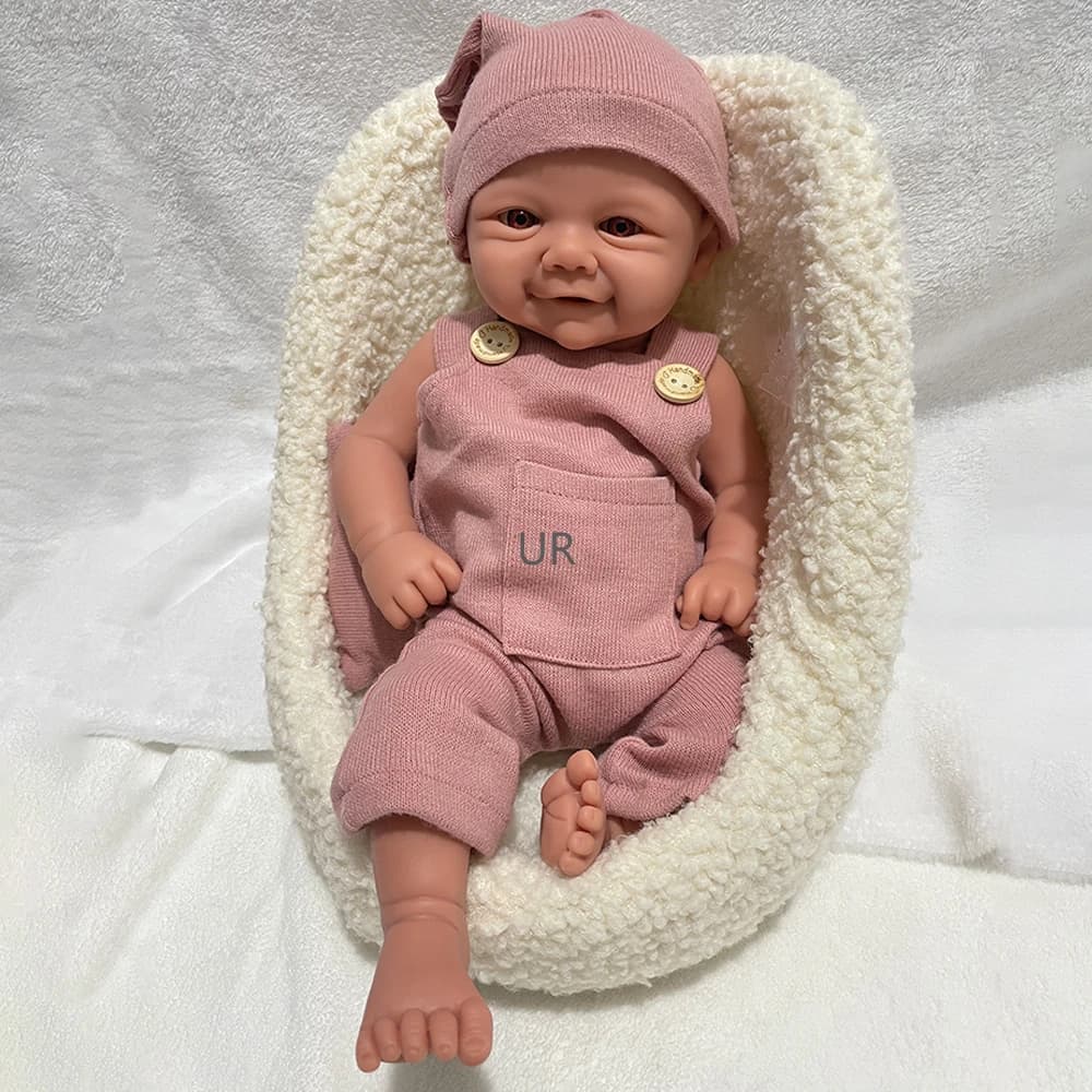 Silicone reborn dolls for all 18 inch realistic body with waterproof weights Soft handmade dolls for collector's gift