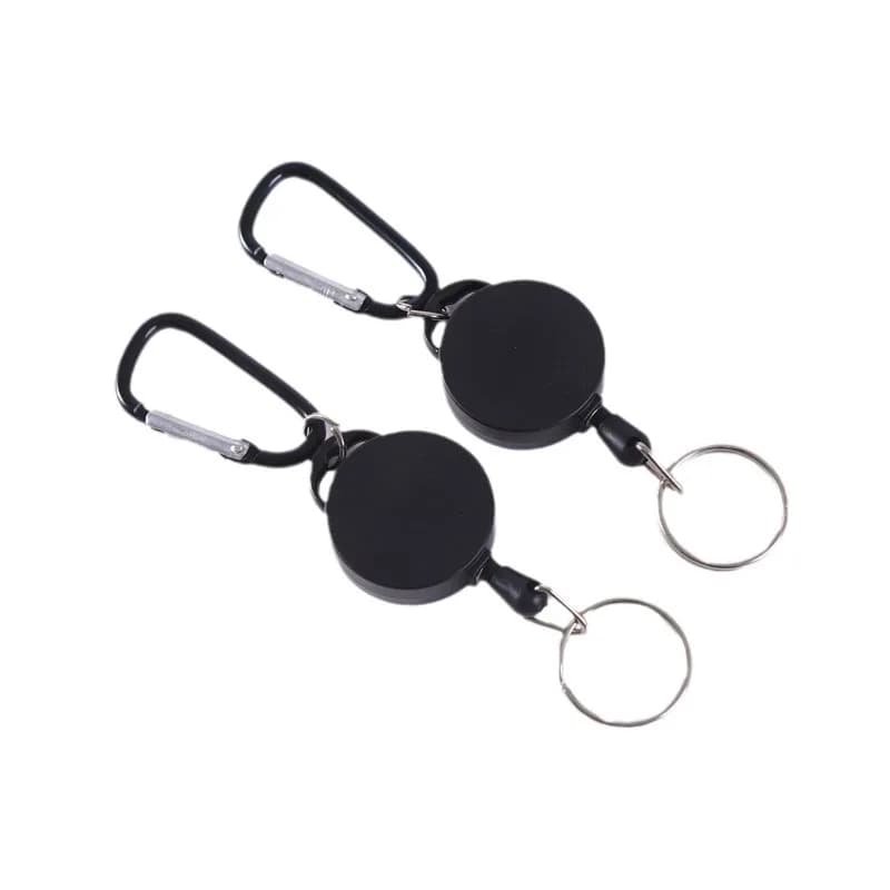 Retractable and Retractable Wrapping Keychain - Steel Cable Mosque for Outdoor Equipment Organization