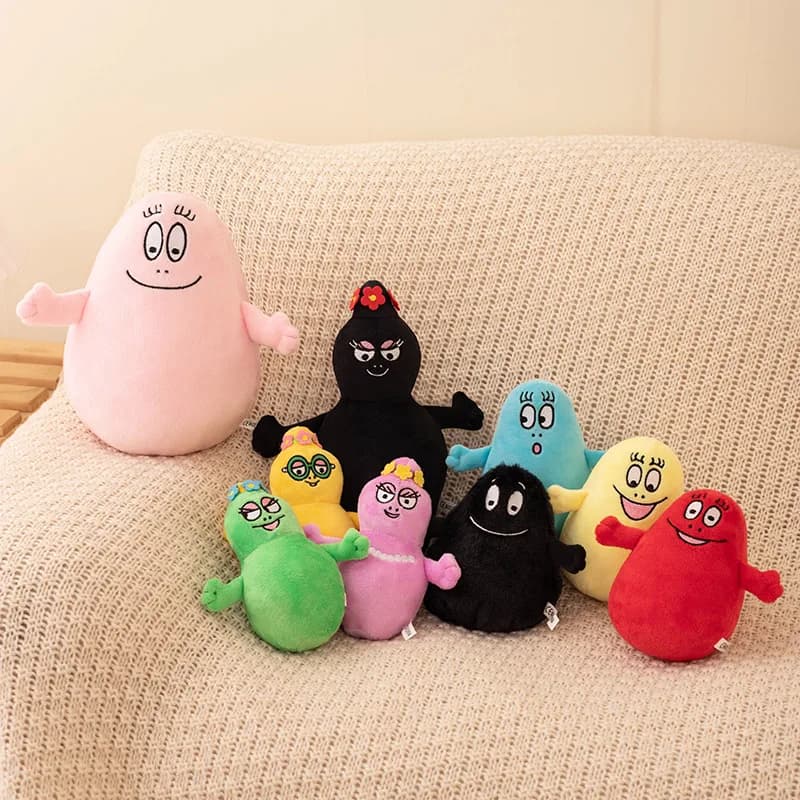 Cartoon Barbapapa peluche bambole di pezza morbide per bambini Comfort Soft Gift Toys Home Decora ragazze bambini regali di compleanno