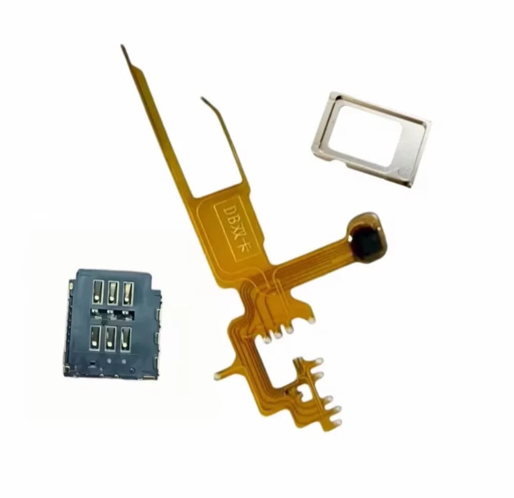 14pro 14promax MEP flex with card Adapter and with inner sim Tray with DB IC for iphone14pro 14promax