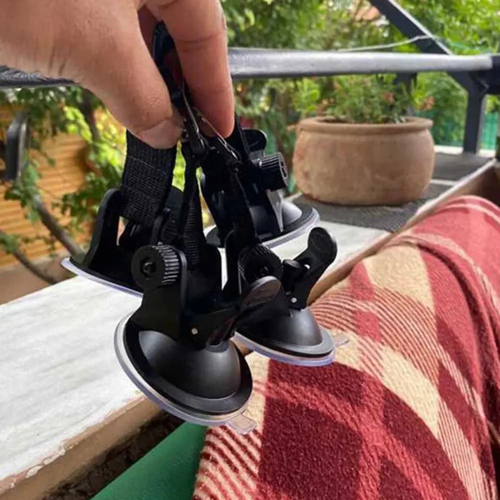 2 Pieces Suction cup for Outdoors, Resistant and Waterproof, for Accessories Tent, Mounting on Camper Roof, Hiking and Camping
