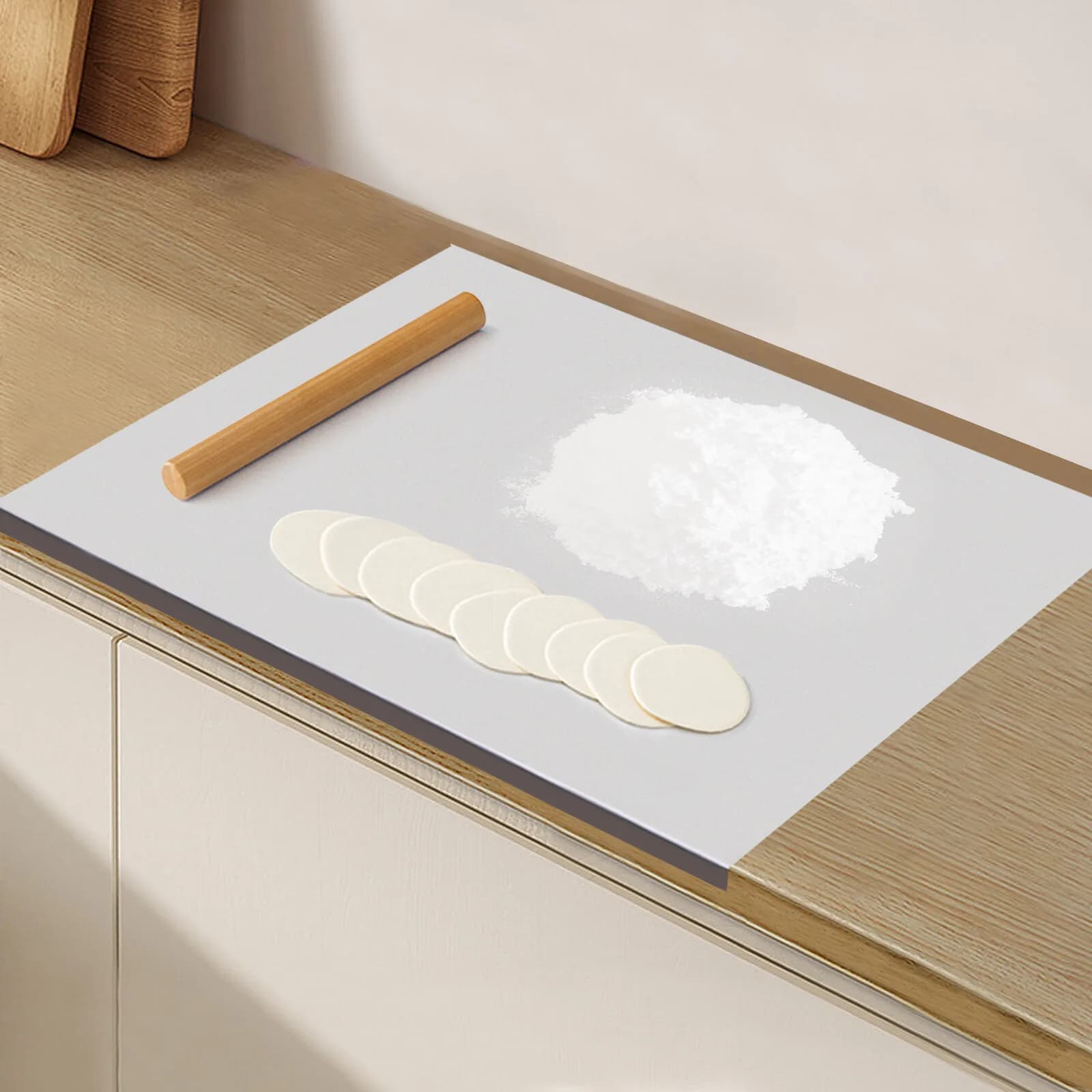 Tagliere da cucina grande 24 x 16 pollici Tagliere durevole in acciaio inossidabile