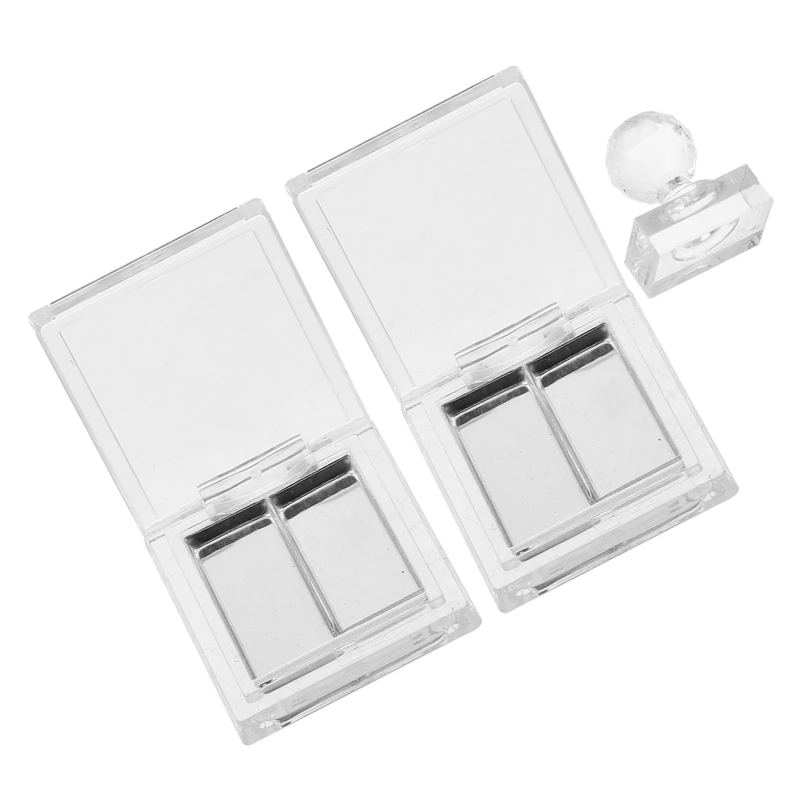Set di palette vuote ricaricabili per trucco, porta ombretti, palette per rossetti, contenitore vuoto per blush, ideale per viaggi, per polveri