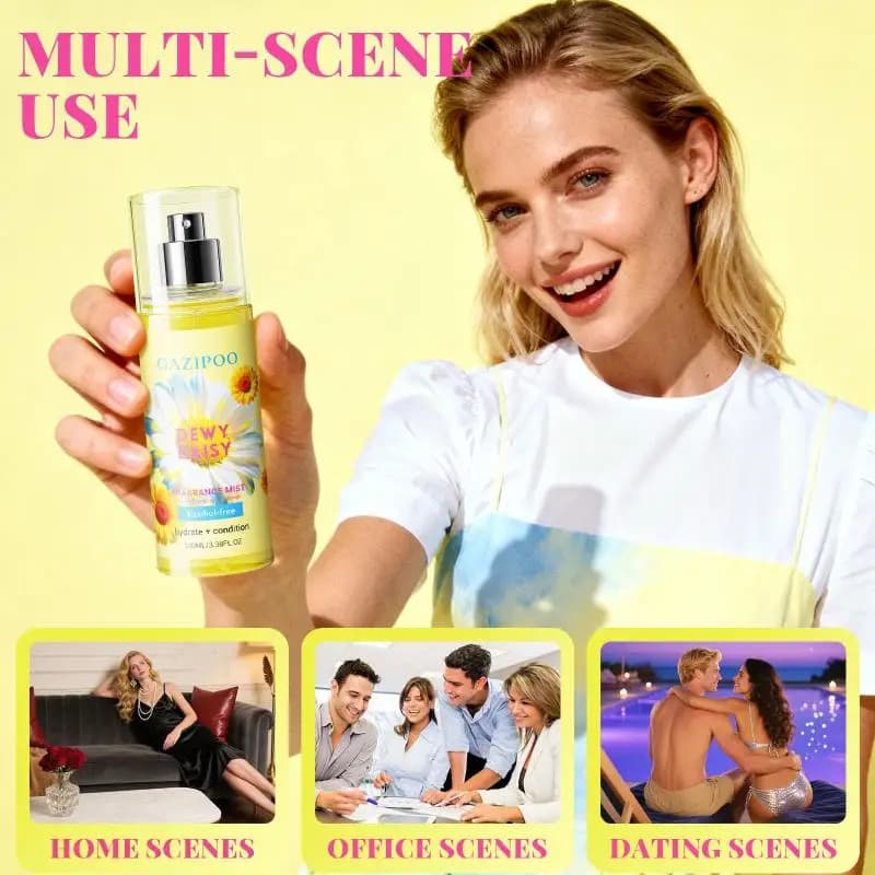 Fragranza ai Feromoni Daisy 100ml, Profumo Floreale Sexy a Lunga Durata, Spray per Attrazione Quotidiana, Aroma per il Corpo