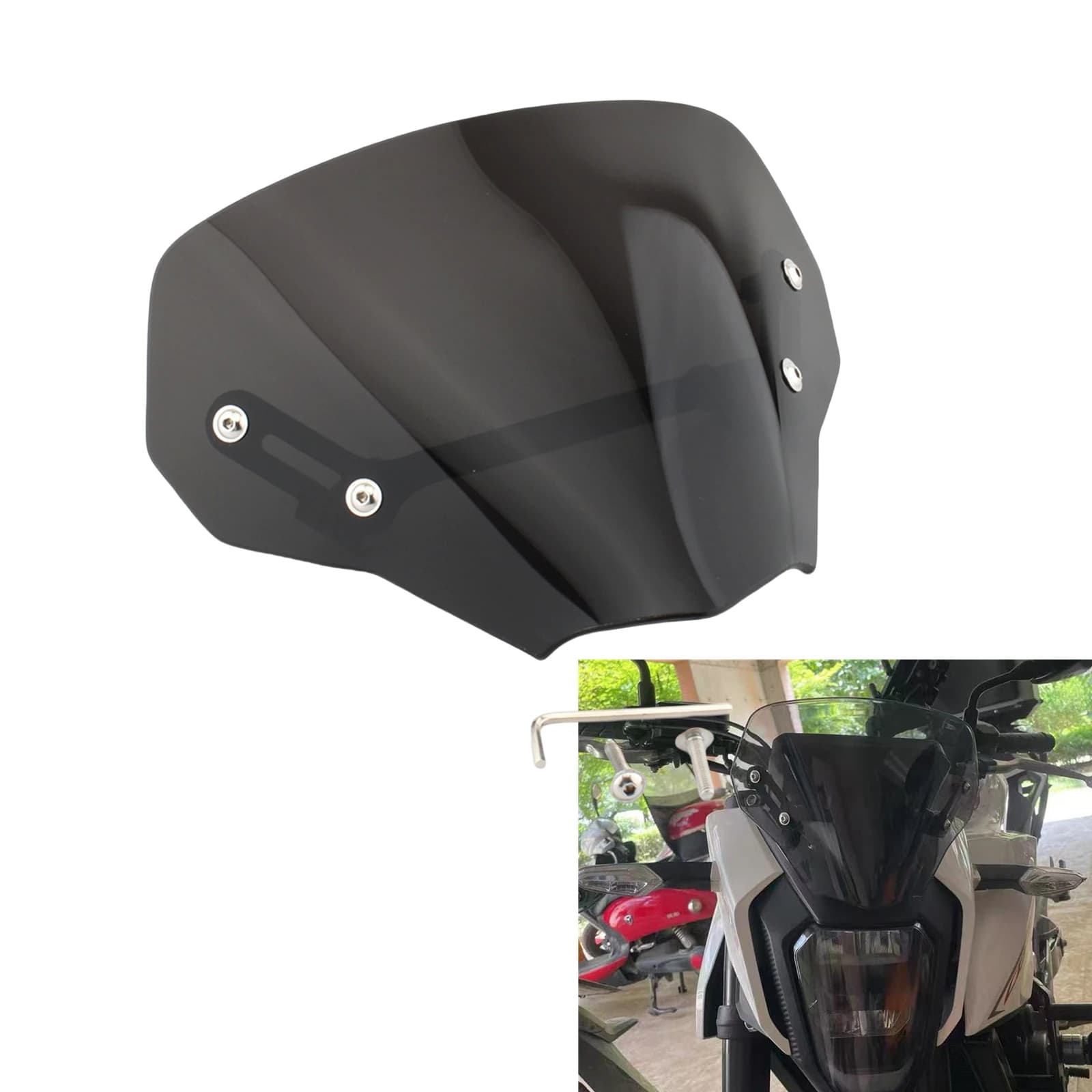 Deflettore parabrezza moto pop per Honda CB750 CB 750 2023 2024 2025