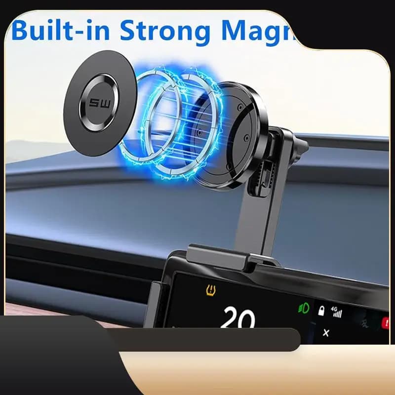 A13Z-For Magsafe Powerful Magnetic Mount Car Phone Holder For Tesla Model 3/Y, Designed For Smartphones