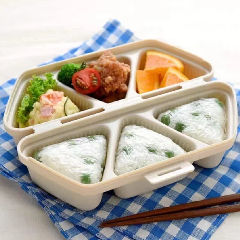 Stampo per sushi fai da te, contenitore per il pranzo, pressa per polpette di riso Onigiri, stampo triangolare per sushi, accessori da cucina per Bento.