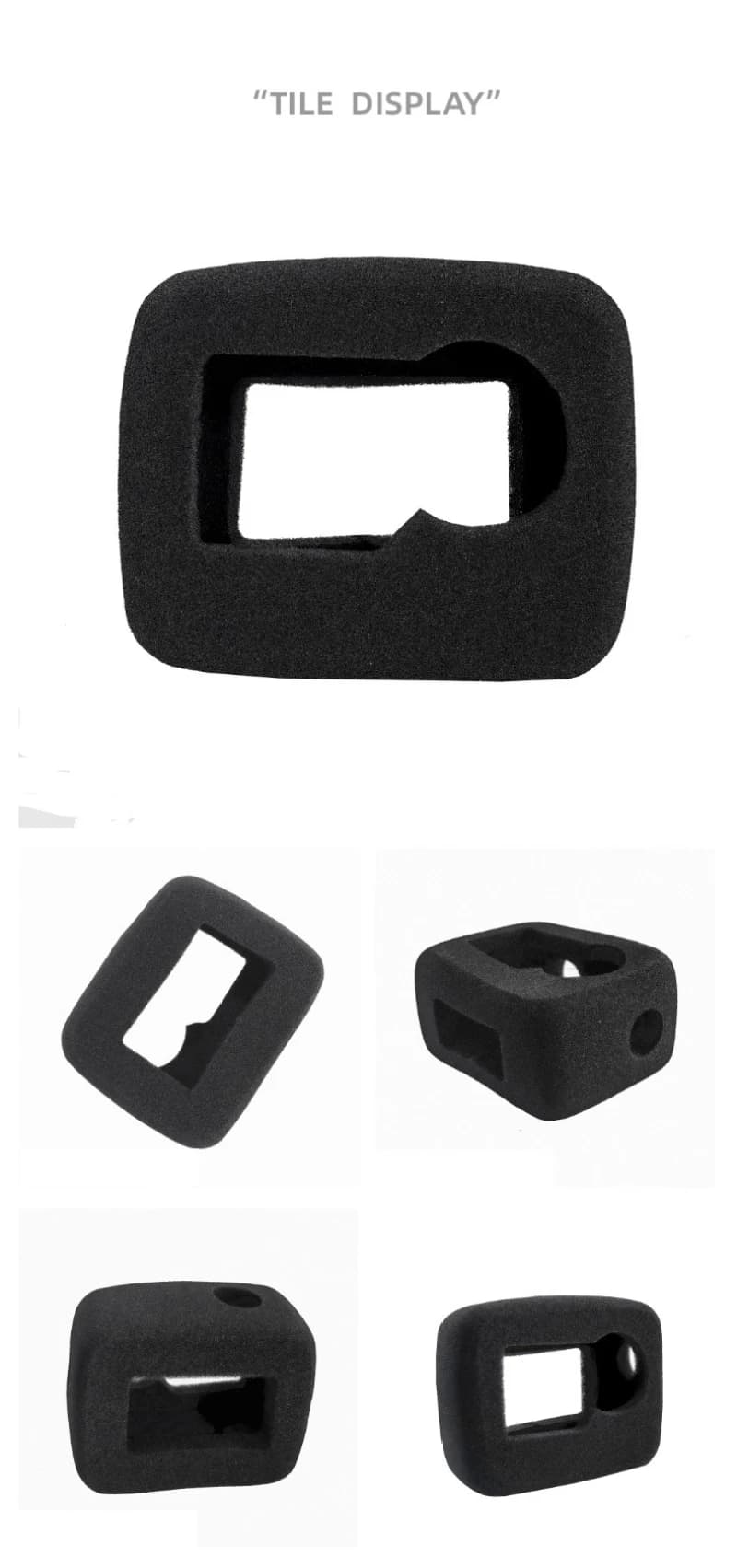 For DJI OSMO Action 4/3 For camera sponge Protect accessories 1 PZ Protective housing for noise reduction in black wind foam
