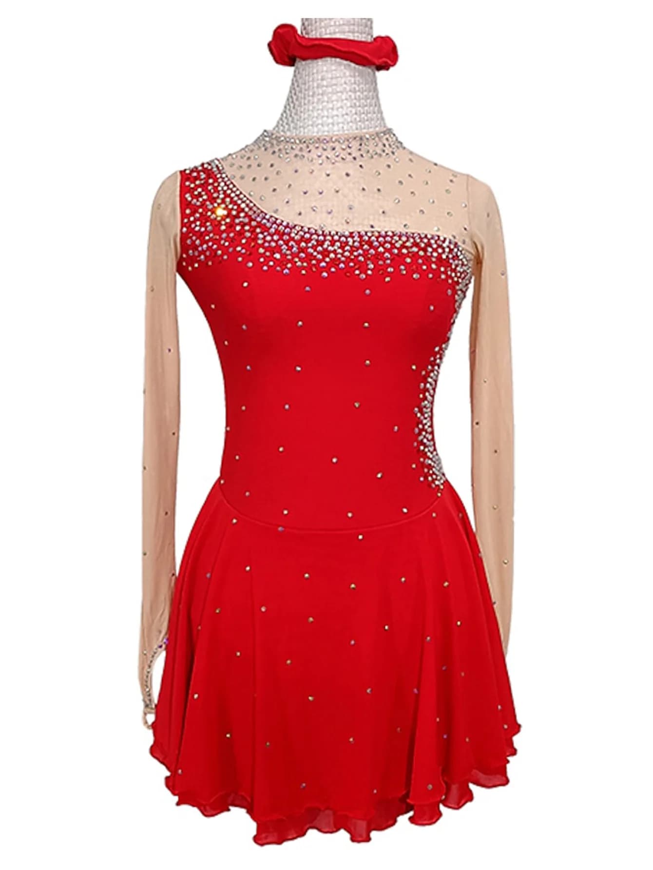 Customized Costume Performance Costume Women Girls Competition Leotard Ice Figure Skating Dress Gymnastics Performance Costume