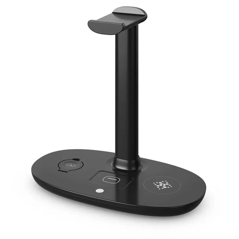 Supporto per cuffie da gioco FEDI-Gaming 4 in 1, wireless, staccabile, multiuso, da scrivania