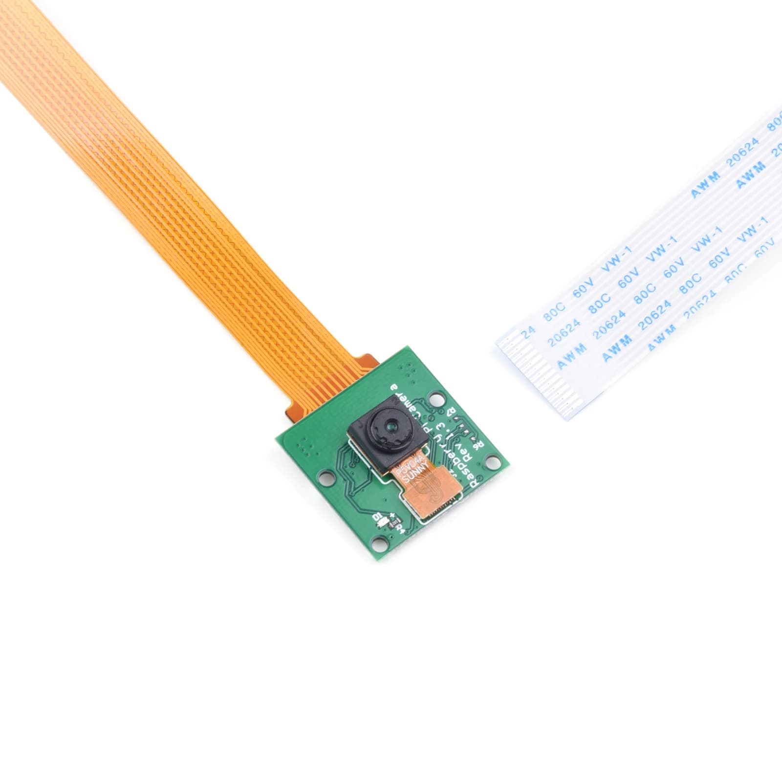 Modulo Fotocamera Raspberry Pi 5 Webcam 5MP per Raspberry Pi 5 4B 3B+ 2B Zero W con Cavo Adattatore Dedicato Sostituibile