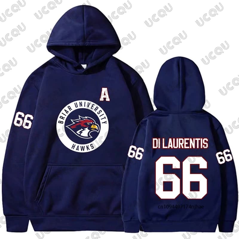 Off Campus Briar University Di Laurentis 66 Cotton Hoodies For Men Women Long Sleeve Pullovers Casual Sportswear Oversized Tops