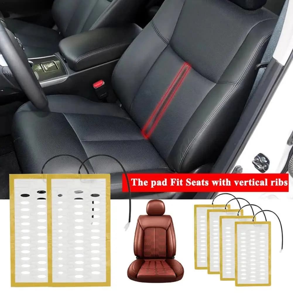 12V universal alloy wire heated seat covers set Set of seat covers suitable for car seat heater