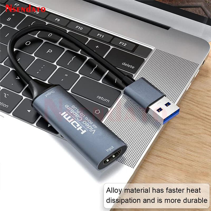 4K 60Hz USB3.0 HDMI Audio Video Mjpeg Adattatore scheda di acquisizione 1080P 60fps USB HDMI Game Grabber Registratore Box per PC in streaming live